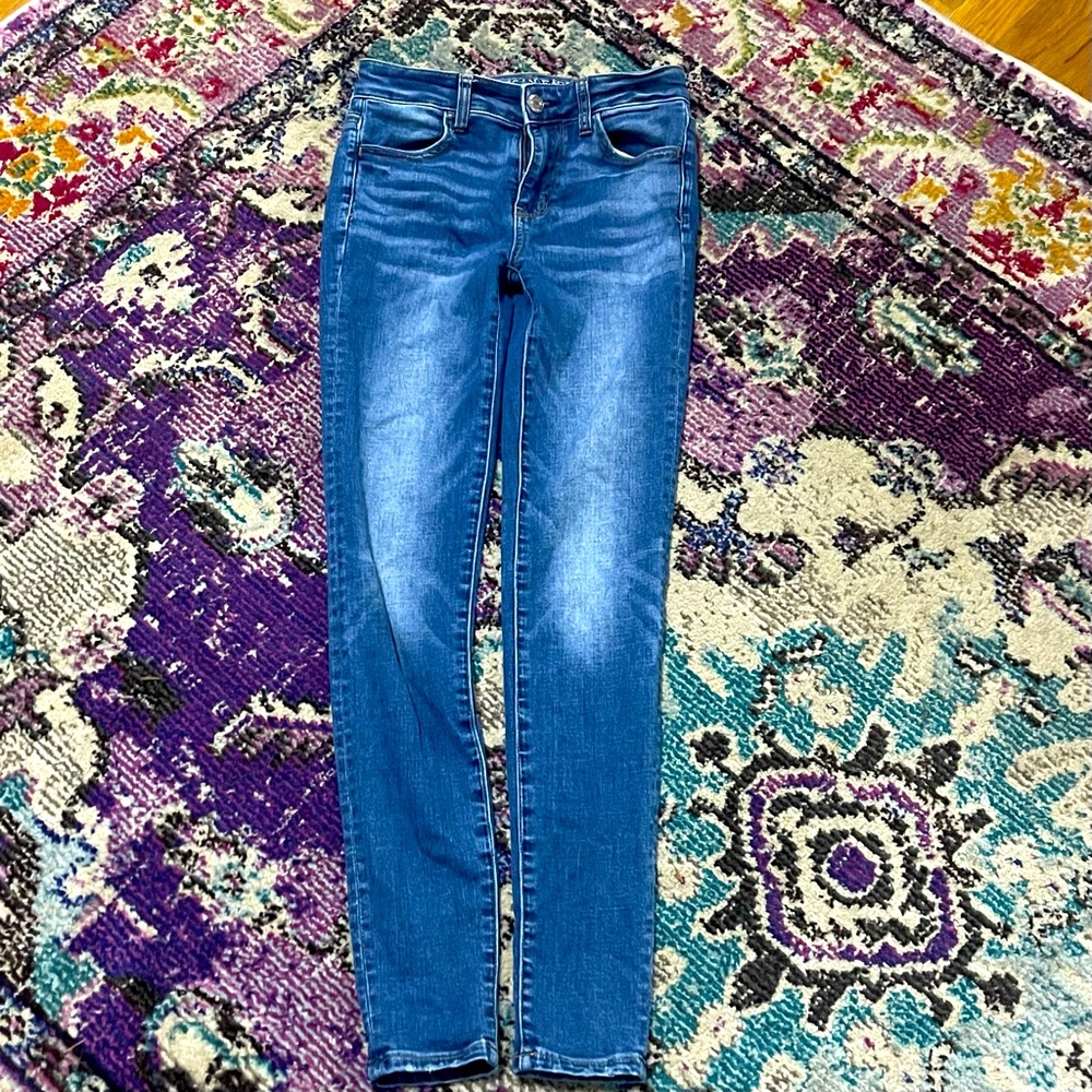 American Eagle Super Stretch Hi-Rise Jeggings, Size 0